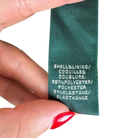 Lauren Ralph Lauren Navy Blue Gold Chain Print Sleeveless Jersey Stretch Dress - Picture 10 of 11